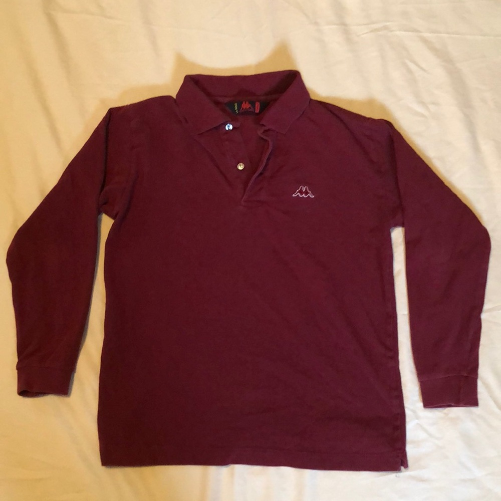 Vintage Kappa sz small red long sleeve tee
